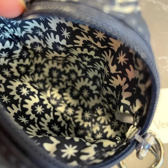 NWT Vera Bradley Owl Collapsible Tote in Night Sky Keychain - Picture 11 of 12